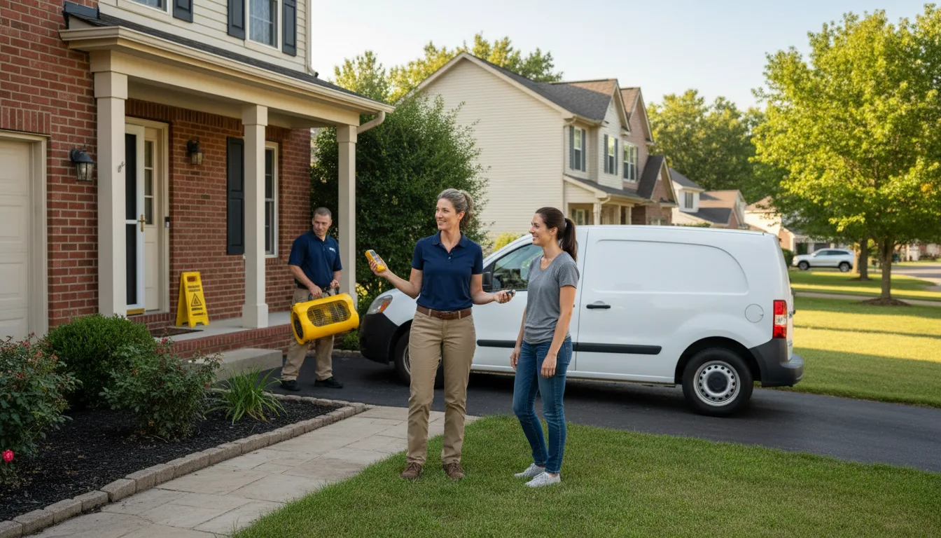 Water restoration image for Mildew Remediation in Eastman, WI